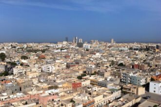 منظر عام للعاصمة الليبية طرابلس