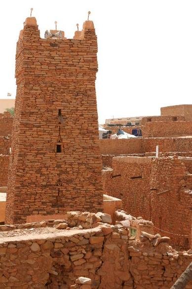 مشهد من مدينة شنقيط القديمة في ولاية آدرار شمال موريتانيا